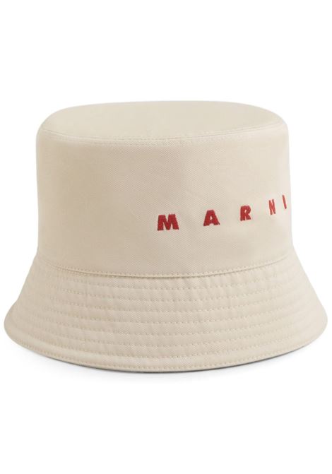 bucket hat man white MARNI | CLZC0110S0 UTC31100W06